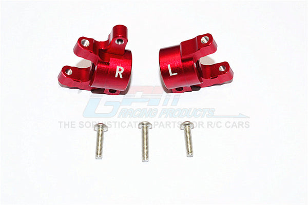 Axial SCX10 II (AX90046, AX90047) Aluminum C Hub - 1Pr Set Red