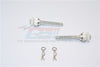 Axial SCX10 Aluminum Front Magnet Body Post Mount - 1Pr Silver