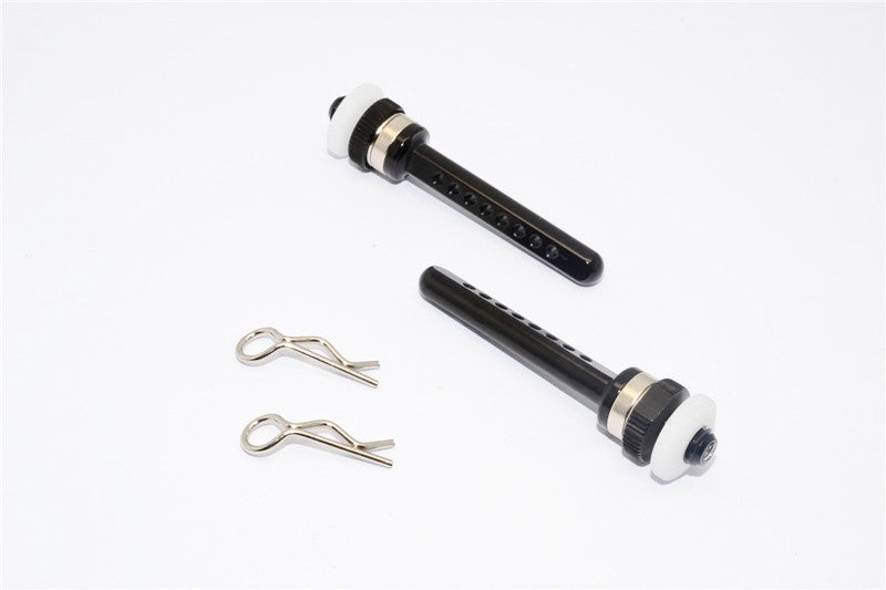 Axial SCX10 Aluminum Rear Magnet Body Post Mount - 1Pr Black