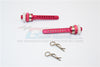 Axial SCX10 Aluminum Rear Magnet Body Post Mount - 1Pr Red