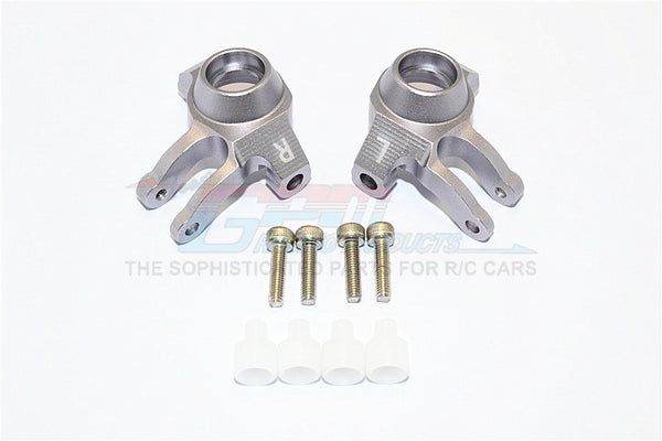 Axial SCX10 II (AX90046, AX90047) Aluminum Front Knuckle Arm - 1Pr Set Gray Silver
