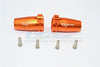Axial SCX10 II (AX90046, AX90047) Aluminum Rear Axle Adapters - 1Pr Set Orange