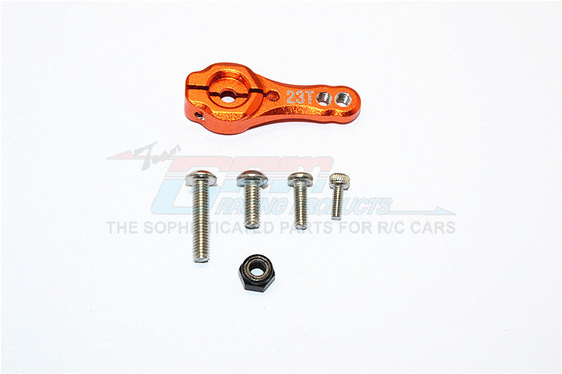 Axial SCX10 II (AX90046, AX90047) Aluminum 23T Servo Horn - 1Pc Set Orange