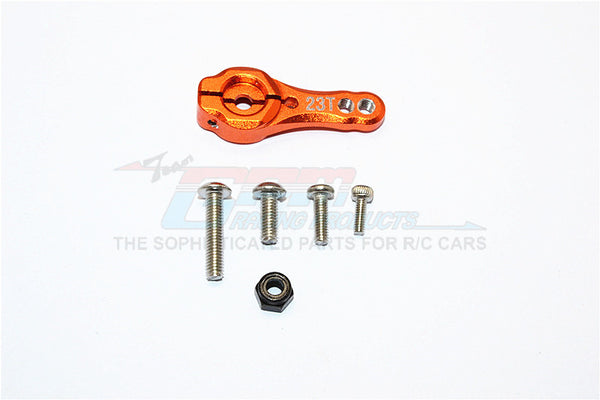 Axial SCX10 II (AX90046, AX90047) Aluminum 23T Servo Horn - 1Pc Set Orange