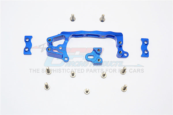 Axial SCX10 II (AX90046, AX90047) Aluminum Servo Mount - 1 Set Blue