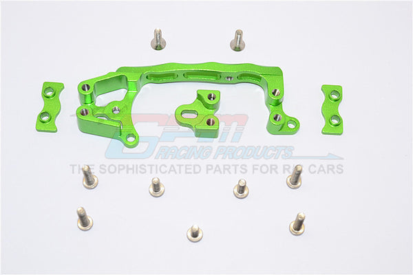 Axial SCX10 II (AX90046, AX90047) Aluminum Servo Mount - 1 Set Green