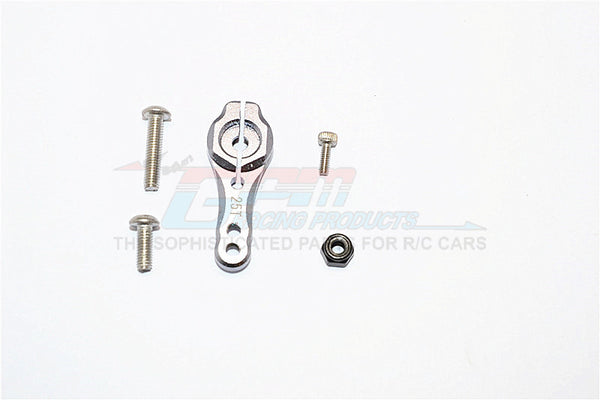 Axial SCX10 II (AX90046, AX90047) Aluminum 25T Servo Horn - 1Pc Set
 Gray Silver