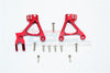 Axial SCX10 II (AX90046, AX90047) Aluminum Front Shock Hoops - 1Pr Set Red