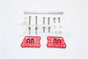 Axial SCX10 II (AX90046, AX90047) Aluminum Rear Adjustable Mount For Original Shock Tower - 1Pr Set Red