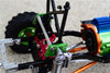 Axial SCX10 II (AX90046, AX90047) Aluminum Rear Adjustable Mount For Original Shock Tower - 1Pr Set Green