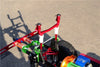 Axial SCX10 II (AX90046) Aluminum Front/Rear Body Post Mount With Magnet Post & Clips - 1 Set Red