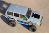 Axial SCX10 II (AX90046) Aluminum Front/Rear Body Post Mount With Magnet Post & Clips - 1 Set Gray Silver