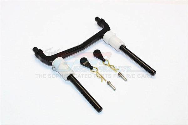 Axial SCX10 II (AX90046, AX90047) Aluminum Rear Body Post Mount - 1 Set Black