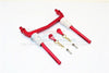 Axial SCX10 II (AX90046, AX90047) Aluminum Rear Body Post Mount - 1 Set Red