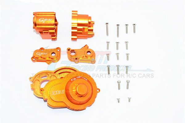 Axial SCX10 II (AX90046) Aluminum Center Gear Box - 1 Set Orange