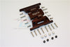 Axial SCX10 II (AX90046) Aluminum Gear Box Bottom Mount - 1Pc Set Brown