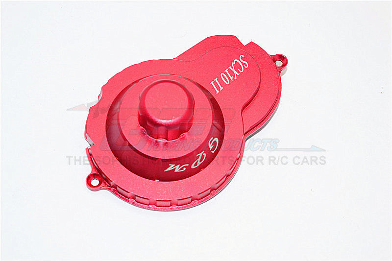 Axial SCX10 II (AX90046) Aluminum Spur Gear Cover - 1Pc Set Red