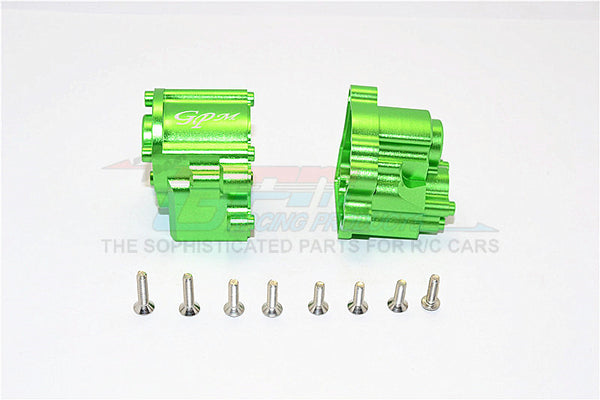 Axial SCX10 II (AX90046) Aluminum Transmission Case - 2Pcs Set Green