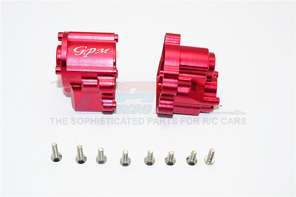 Axial SCX10 II (AX90046) Aluminum Transmission Case - 2Pcs Set Red