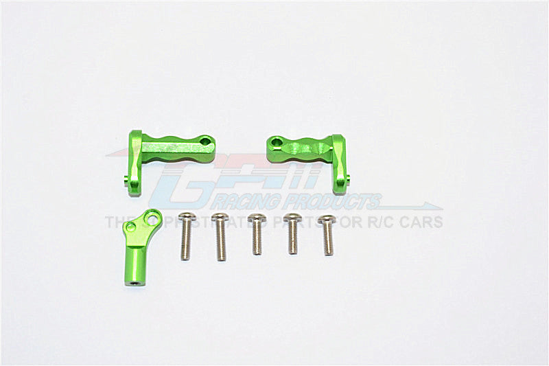 Axial SCX10 II (AX90046) Aluminum Transmission Supporting Mount - 3Pcs Set Green