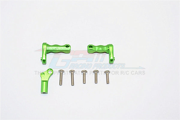 Axial SCX10 II (AX90046) Aluminum Transmission Supporting Mount - 3Pcs Set Green