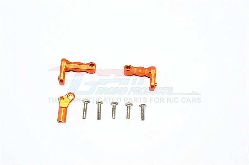 Axial SCX10 II (AX90046) Aluminum Transmission Supporting Mount - 3Pcs Set Orange