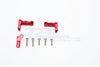 Axial SCX10 II (AX90046) Aluminum Transmission Supporting Mount - 3Pcs Set Red