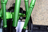 Axial SCX10 II (AX90046) Aluminum Transmission Supporting Mount - 3Pcs Set Green