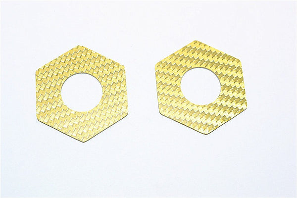 Axial SCX10 II AX90046 & AX90047 Graphite Slipper Plate - 1Pr Gold
