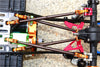 Axial SCX10 II (AX90046) Spring Steel Front+Rear Rod Link With Aluminum Ends - 8Pcs Set Green