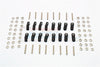 Axial SCX10 II (AX90046, AX90047) Plastic Ball Ends For Original Link Parts (Suitable For Wheelbase 313mm-338mm) - 1 Set Black