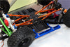 Axial SCX10 II (AX90046, AX90047) Aluminum Front+Rear Link Parts - 8Pcs Set Blue
