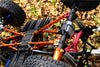 Axial SCX10 II (AX90046, AX90047) Aluminum Front+Rear Link Parts - 8Pcs Set Blue