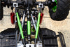 Axial SCX10 II (AX90046, AX90047) Aluminum Front+Rear Rod Link With Plastic Ends (For 330mm Wheelbase) - 8Pcs Set Red