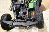 Axial SCX10 II (AX90046, AX90047) Aluminum Front/Rear L-Shape Shocks (92mm) - 1Pr Set Blue