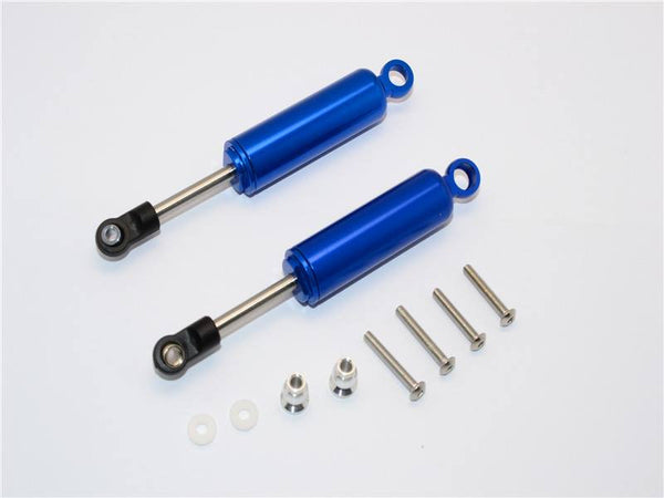 Axial SCX10 II (AX90046, AX90047) Aluminum Front/Rear Internal Shocks (95mm) - 1Pr Set Blue