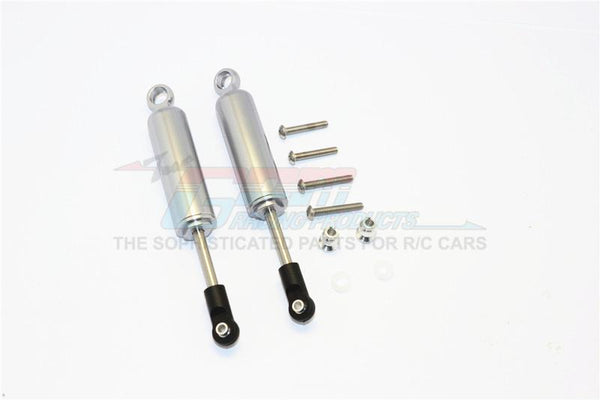 Axial SCX10 II (AX90046, AX90047) Aluminum Front/Rear Internal Shocks (95mm) - 1Pr Set Gray Silver
