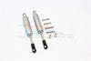 Axial SCX10 II (AX90046, AX90047) Aluminum Front/Rear Internal Shocks (95mm) - 1Pr Set Gray Silver