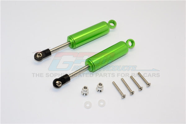 Axial SCX10 II (AX90046, AX90047) Aluminum Front/Rear Internal Shocks (95mm) - 1Pr Set Green