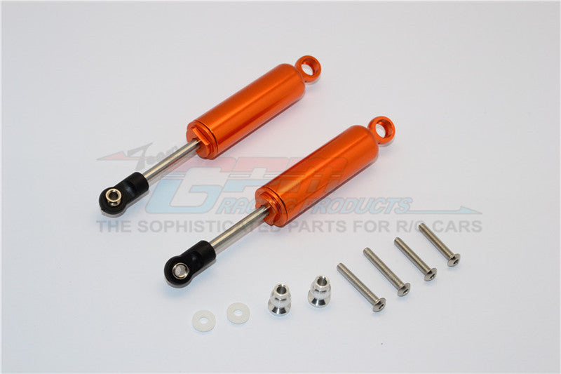 Axial SCX10 II (AX90046, AX90047) Aluminum Front/Rear Internal Shocks (95mm) - 1Pr Set Orange