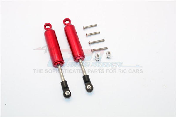 Axial SCX10 II (AX90046, AX90047) Aluminum Front/Rear Internal Shocks (95mm) - 1Pr Set Red