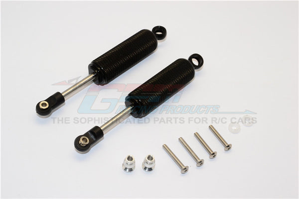 Axial SCX10 II (AX90046, AX90047) Aluminum Front/Rear Internal Shocks (95mm) With Engraving - 1Pr Set Black