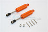 Axial SCX10 II (AX90046, AX90047) Aluminum Front/Rear Internal Shocks (95mm) With Engraving - 1Pr Set Orange