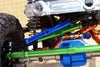 Axial SCX10 II (AX90046, AX90047) Aluminum Adjustable Steering Links & Servo Rod With 25T Servo Horn - 3Pcs Set Orange