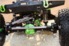 Axial SCX10 II (AX90046, AX90047) Aluminum Adjustable Steering Links With 25T Servo Horn - 4Pcs Set Black