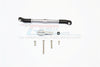 Axial SCX10 II (AX90046, AX90047) Aluminum Adjustable Servo Rod & 25T Servo Horn - 2Pcs Set Gray Silver