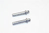 Axial SCX10 II AX90046 & AX90047 Aluminum Front Body Post - 1Pr Gray Silver