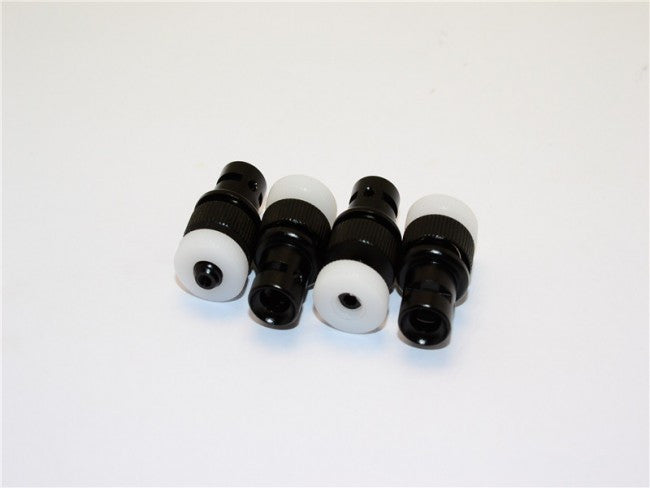 Axial SCX10 II (AX90046, AX90047) Aluminum Front + Rear Magnet Body Mount - 1 Set Black