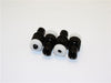Axial SCX10 II (AX90046, AX90047) Aluminum Front + Rear Magnet Body Mount - 1 Set Black