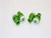 Axial SCX10 II (AX90046, AX90047) Aluminum Front + Rear Magnet Body Mount - 1 Set Green